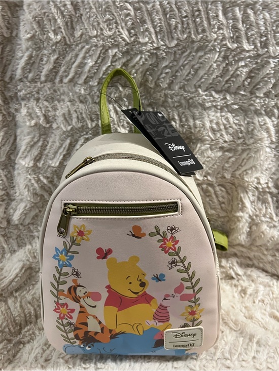 Loungefly Disney Winnie the Pooh Friends Mini Backpack Floral Butterfly Print main image 8